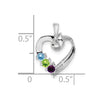 Family Pendant with Birthstones