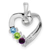 Family Pendant with Birthstones
