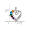 Family Pendant with Birthstones