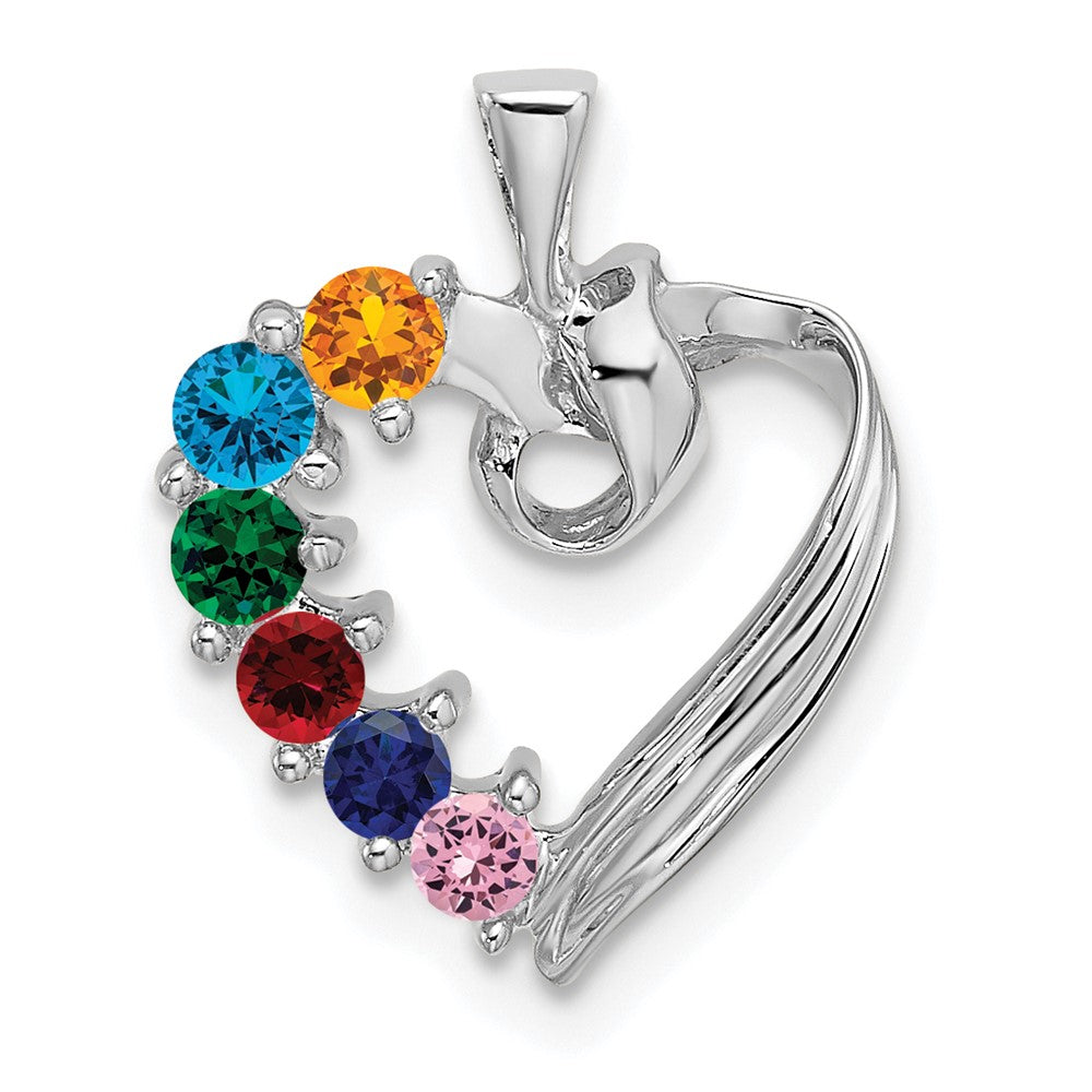 Family Pendant with Birthstones