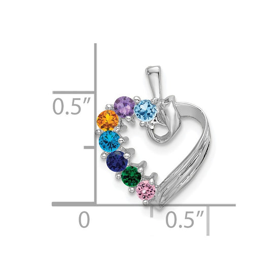 Family Pendant with Birthstones