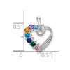 Family Pendant with Birthstones