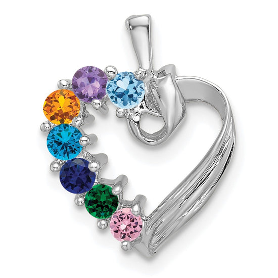 Family Pendant with Birthstones