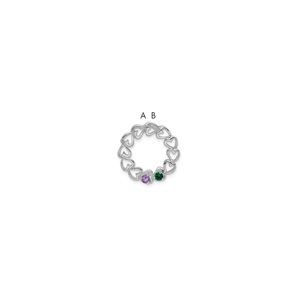 Family Pendant with Birthstones