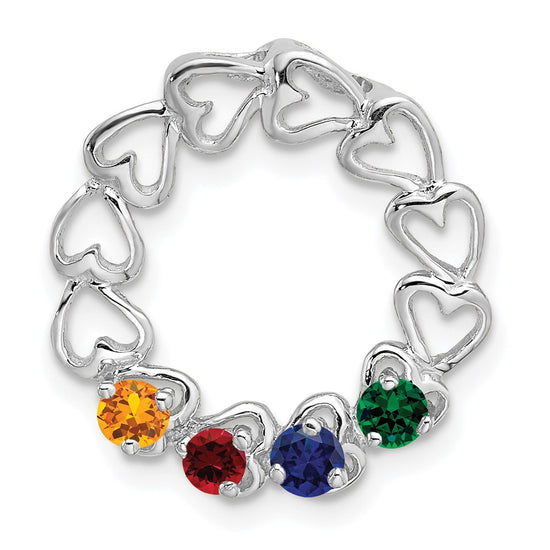 Family Pendant with Birthstones