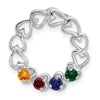 Family Pendant with Birthstones