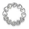 14k White Gold 5 Stone Family Pendant Mounting