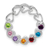 Family Pendant with Birthstones
