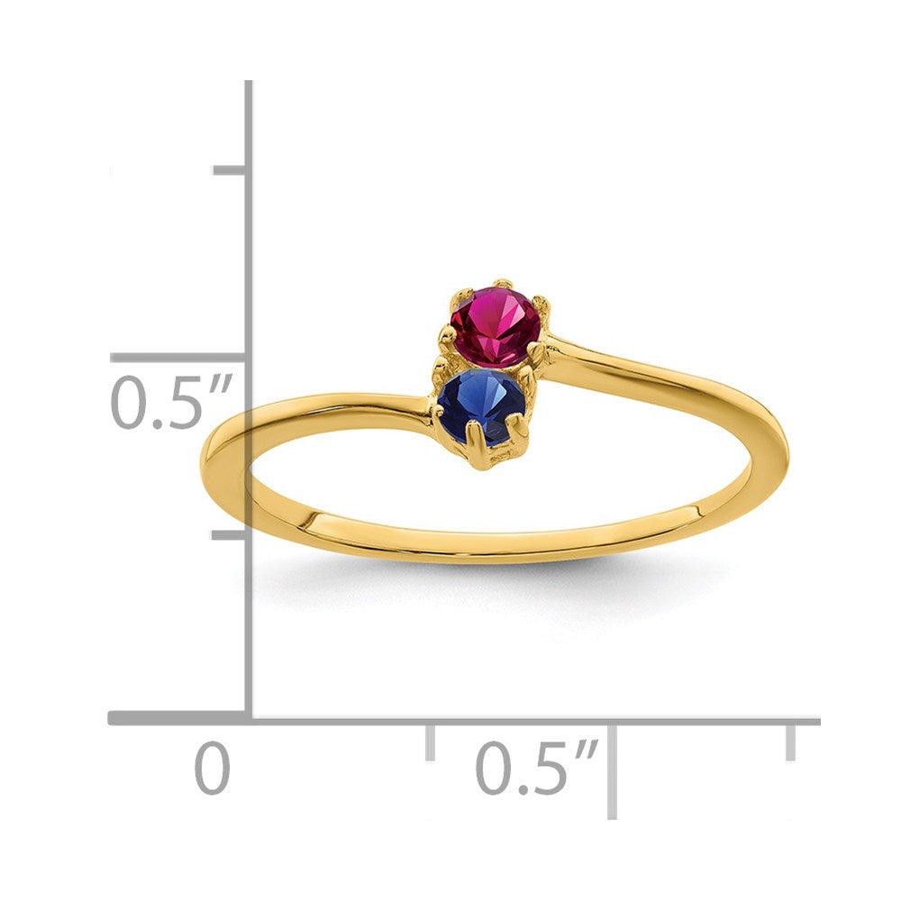 Family Jewelry Ring — Synthetic Stones