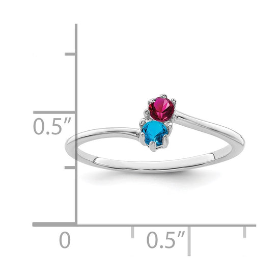 Family Jewelry Ring — Genuine Stones