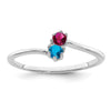 Family Jewelry Ring — Synthetic Stones
