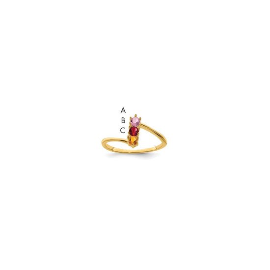 Family Jewelry Ring — Genuine Stones