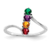 Family Jewelry Ring — Synthetic Stones