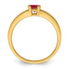 Birthstone and Diamond Mother's Ring Semi-Mount