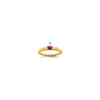 Birthstone and Diamond Mother's Ring Semi-Mount