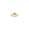 Birthstone and Diamond Mother's Ring Semi-Mount