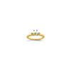 Birthstone and Diamond Mother's Ring Semi-Mount