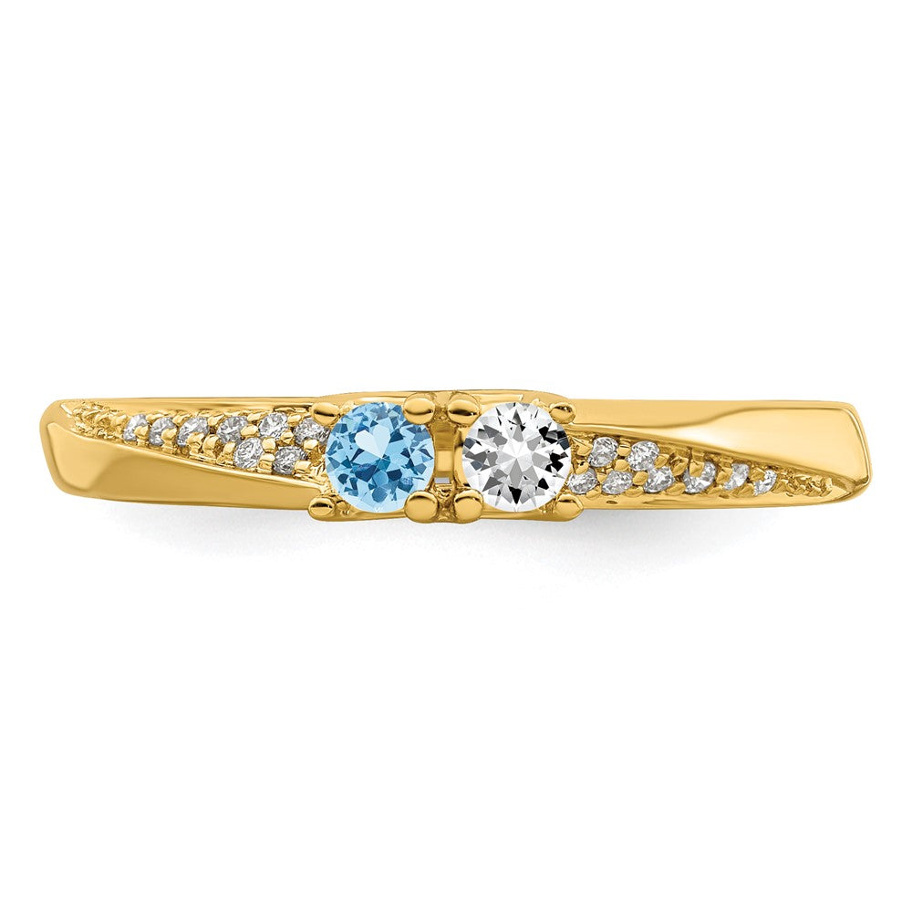 Family Jewelry Diamond Semi-Set Ring
