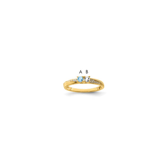 Family Jewelry Diamond Semi-Set Ring