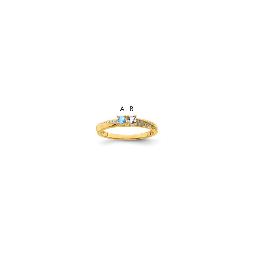 Family Jewelry Diamond Semi-Set Ring