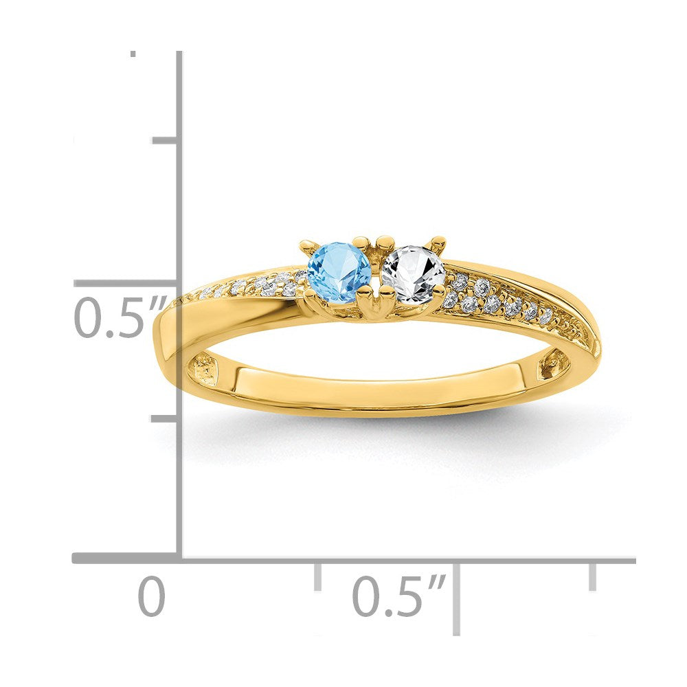 Family Jewelry Diamond Semi-Set Ring
