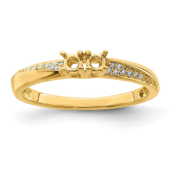 Family Jewelry Diamond Semi-Set Ring