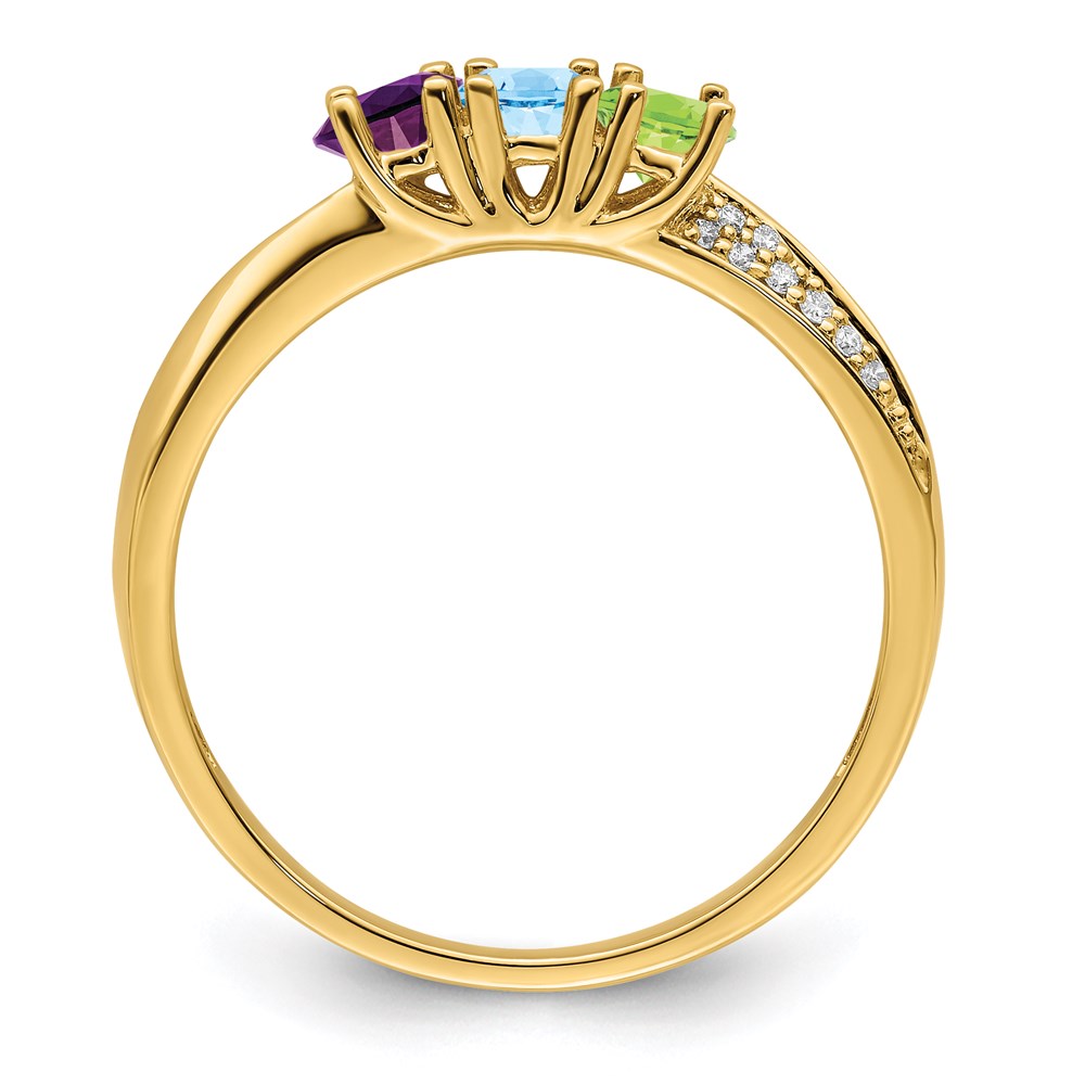 Family Jewelry Diamond Semi-Set Ring