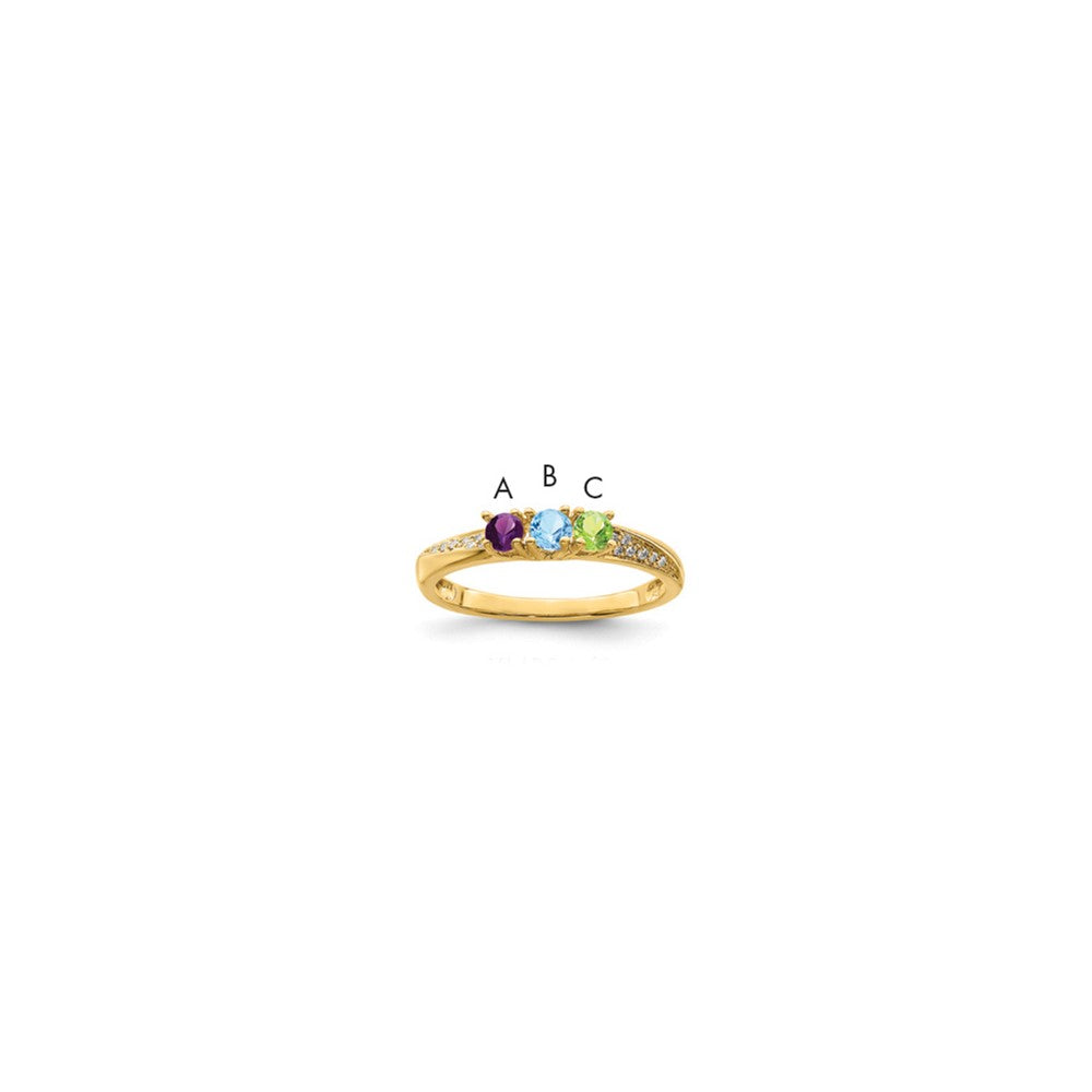 Family Jewelry Diamond Semi-Set Ring