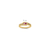 Birthstone and Diamond Mother's Ring Semi-Mount