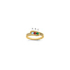 Birthstone and Diamond Mother's Ring Semi-Mount