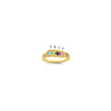 Birthstone and Diamond Mother's Ring Semi-Mount