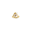 14k Polished 1-Stone Mothers Ring Mounting