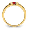 14K Family Jewelry Diamond Semi-Set Ring