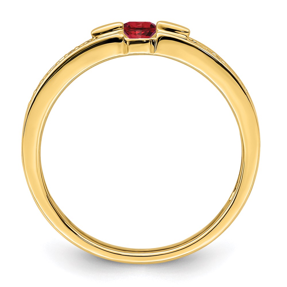 Birthstone and Diamond Mother's Ring Semi-Mount