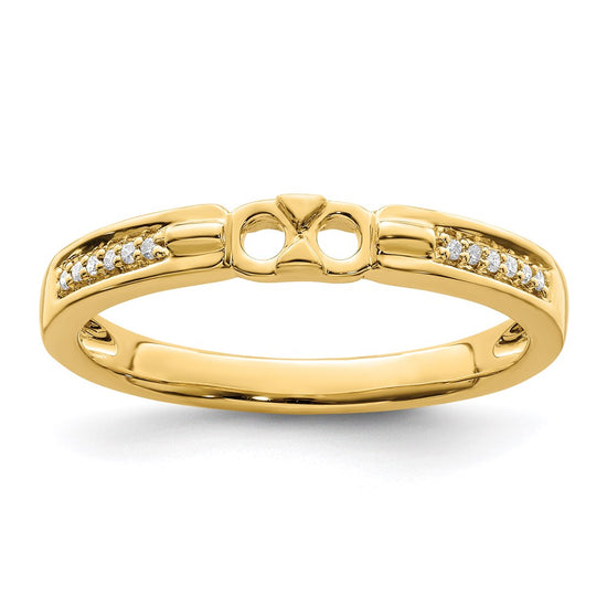 Birthstone and Diamond Mother's Ring — Synthetic Stones