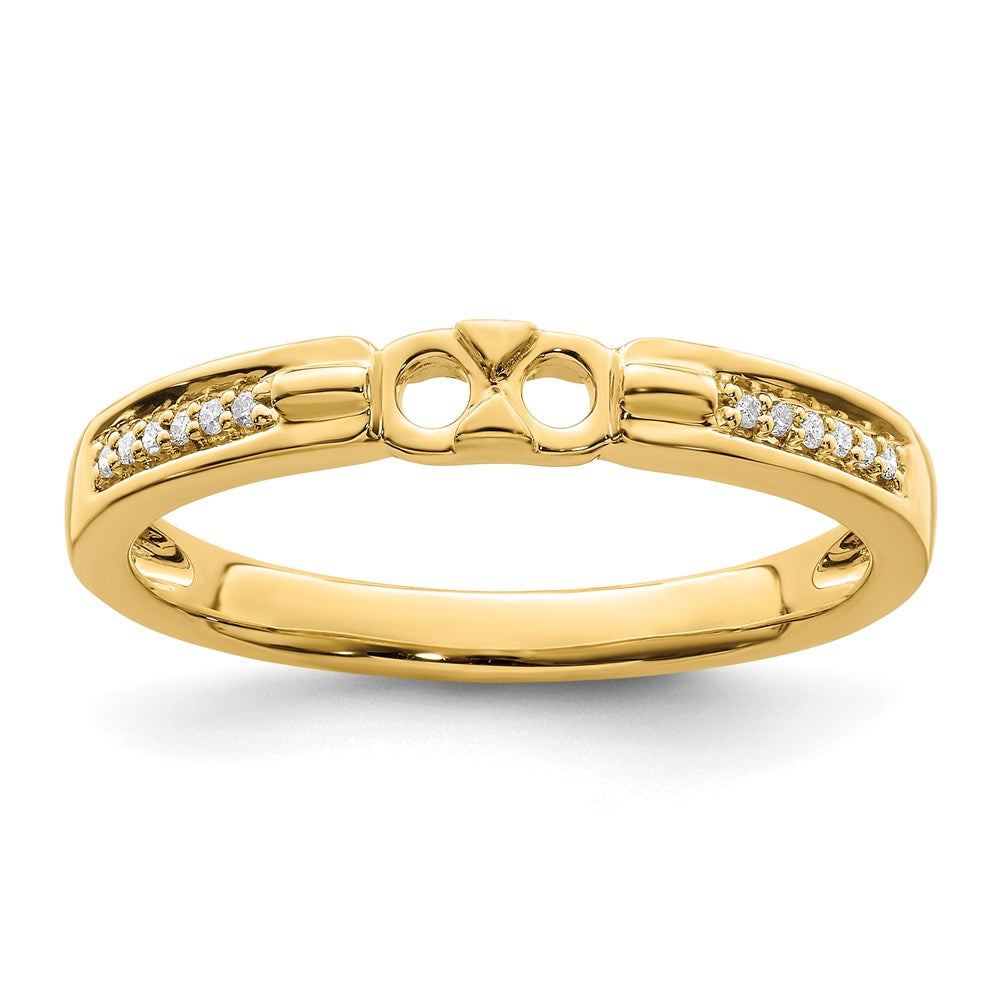 Birthstone and Diamond Mother's Ring — Synthetic Stones