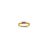 Birthstone and Diamond Mother's Ring — Genuine Stones