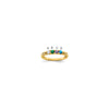 Birthstone and Diamond Mother's Ring — Genuine Stones
