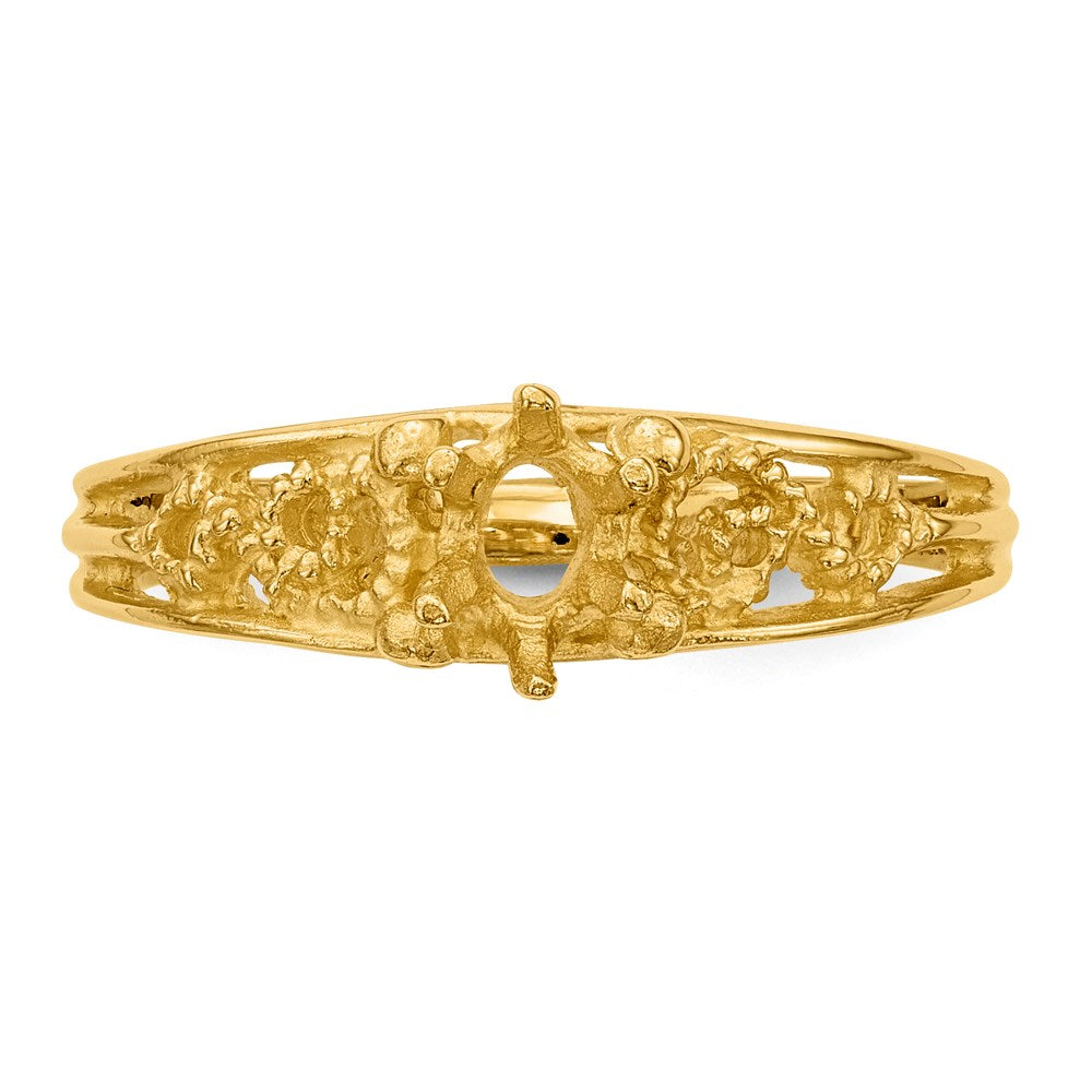 14k 1 Stone Family Ring Mounting