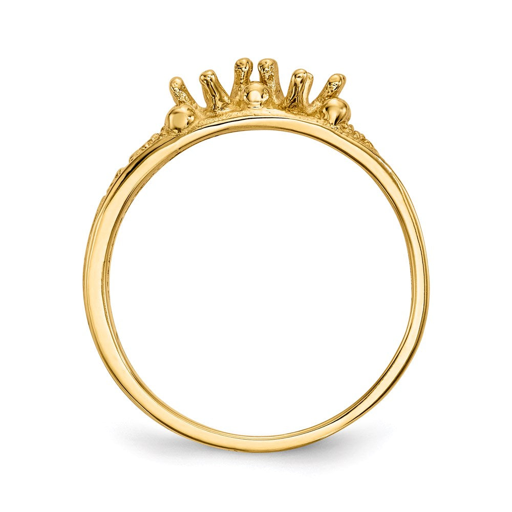 14k 2 Stone Family Ring Mounting