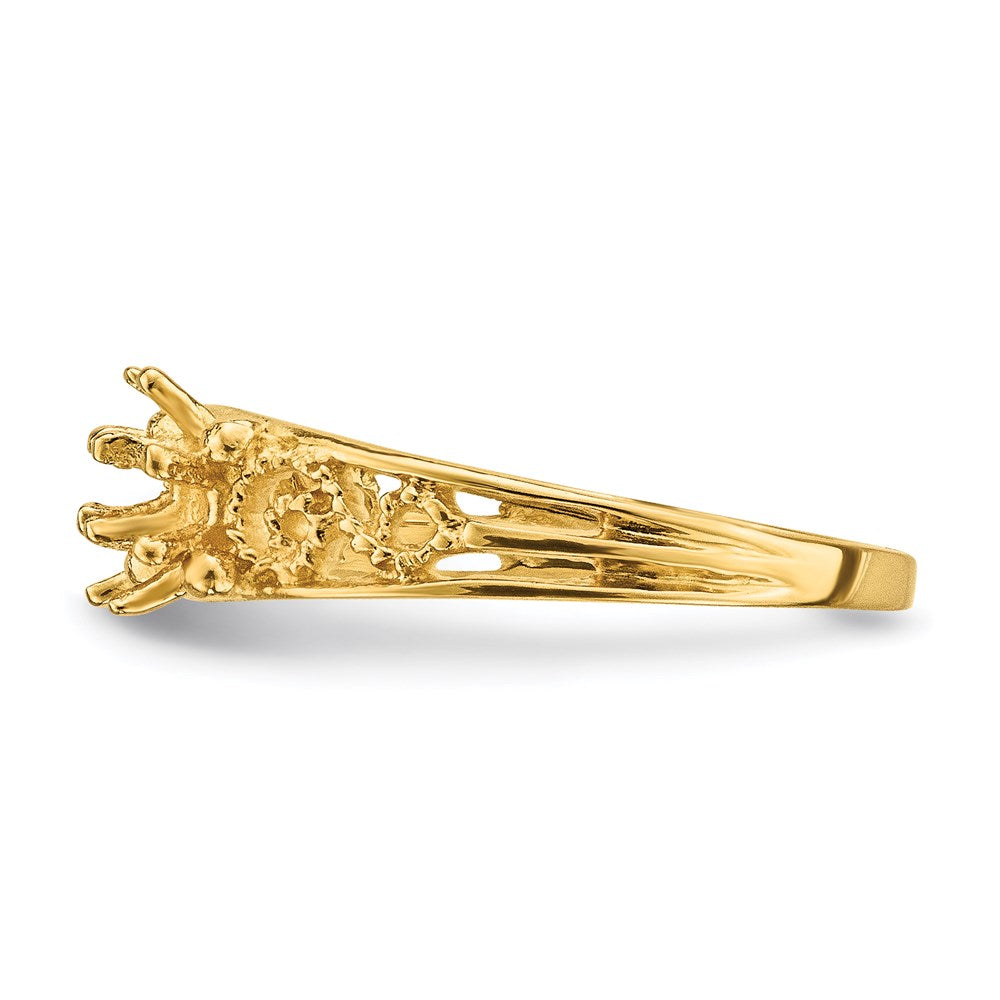 14k 2 Stone Family Ring Mounting