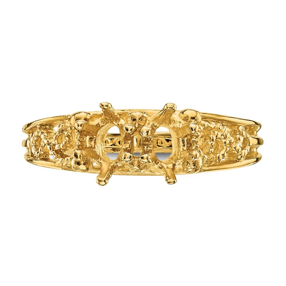 14k 2 Stone Family Ring Mounting