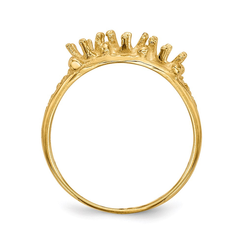 14k 3 Stone Family Ring Mounting