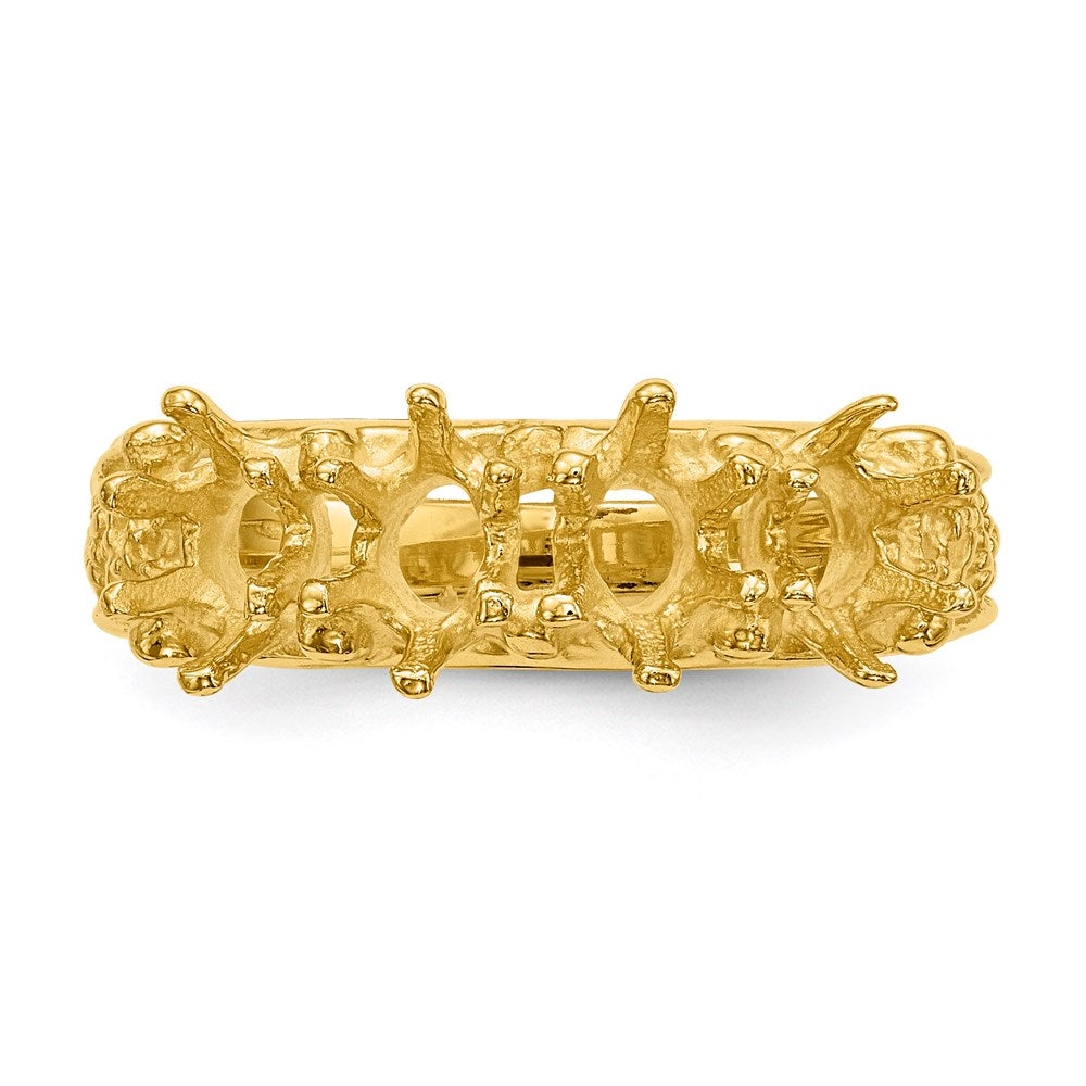 14k 4 Stone Family Ring Mounting