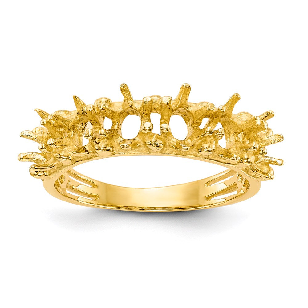 14k 6 Stone Family Ring Mounting