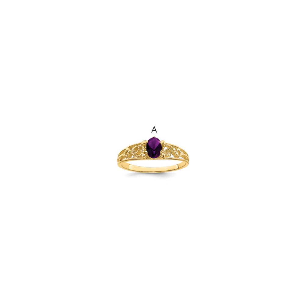 Birthstone Mother's Ring — Synthetic Stones