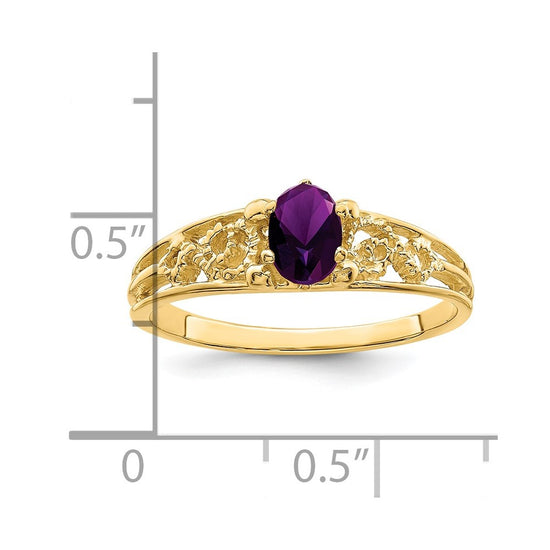 Birthstone Mother's Ring — Synthetic Stones