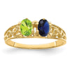 Birthstone Mother's Ring — Synthetic Stones