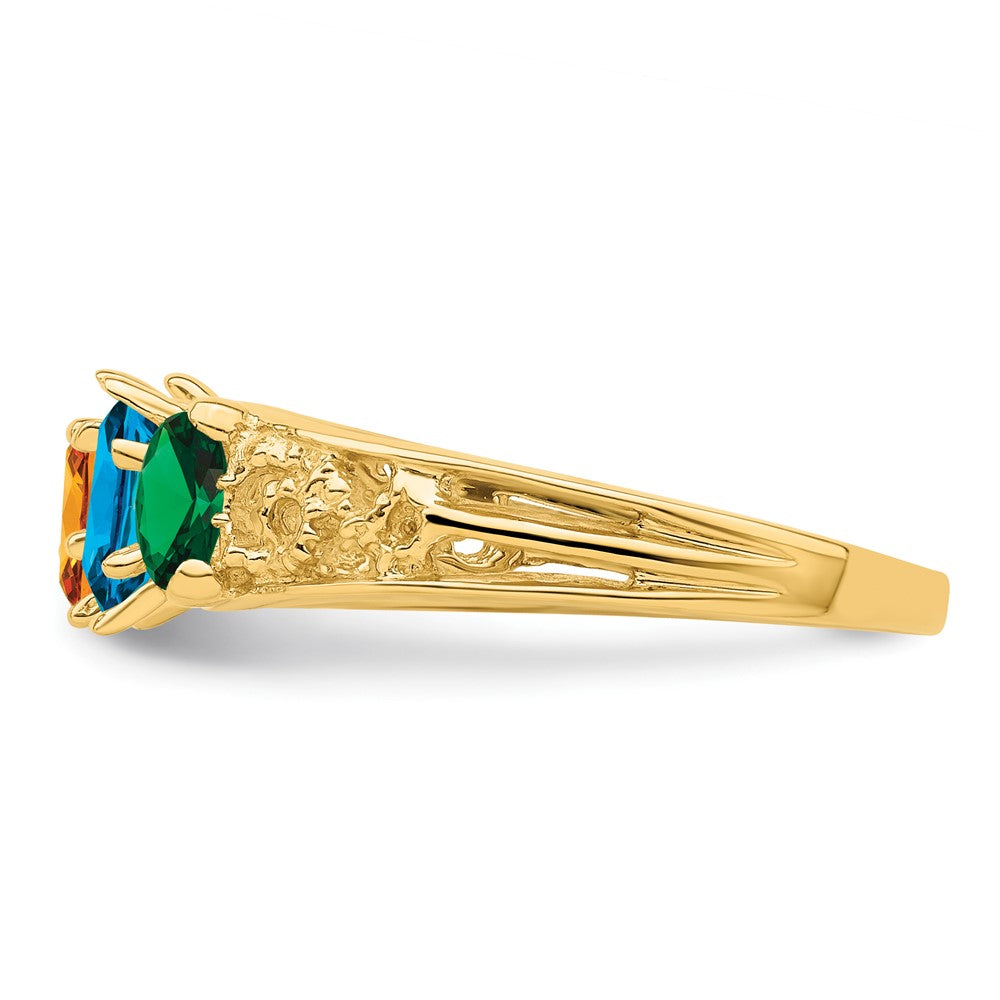 Birthstone Mother's Ring — Genuine Stones
