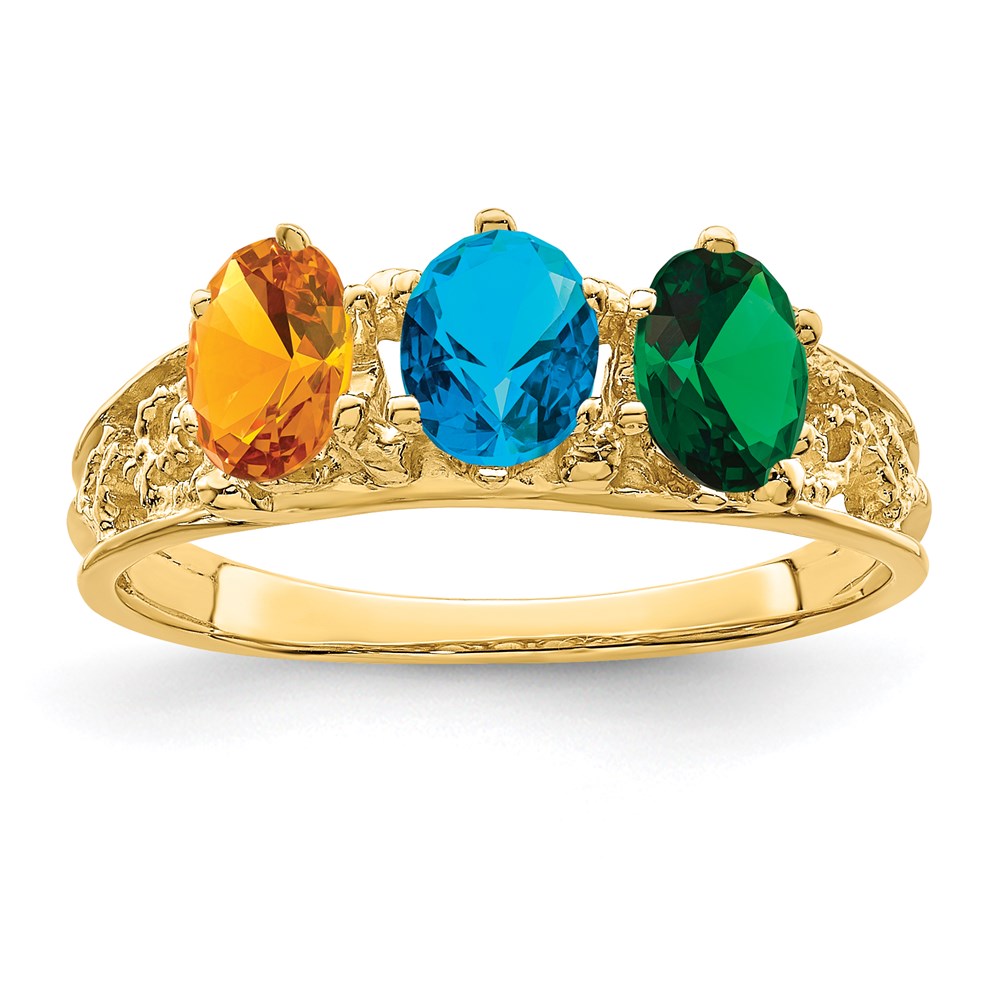 Birthstone Mother's Ring — Genuine Stones